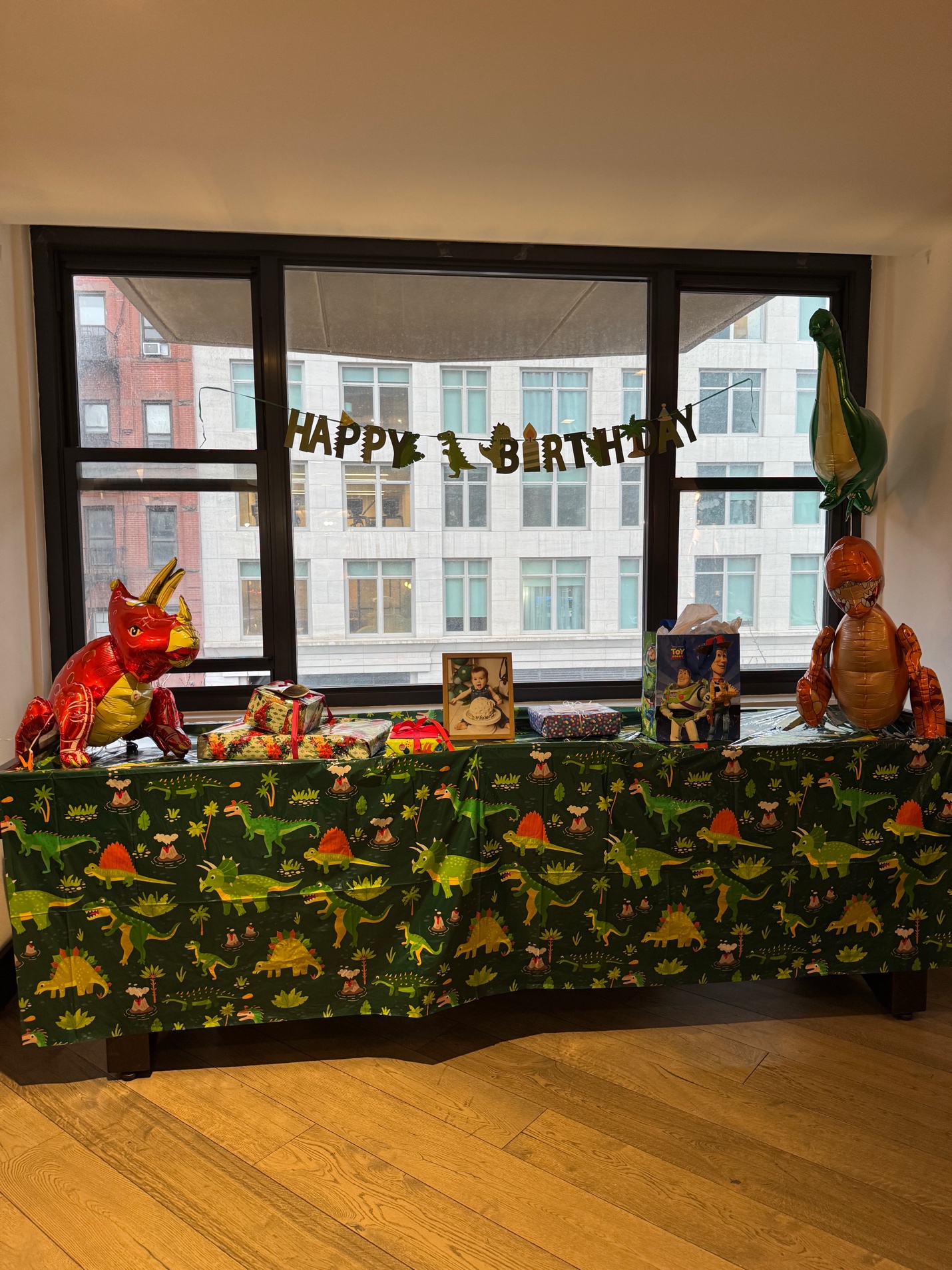 Behind the Borrow: A Dinosaur Birthday in a Manhattan Playroom