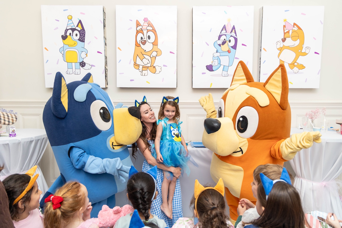 Ellie's Bluey-themed 5th birthday party in a Manhattan apartment